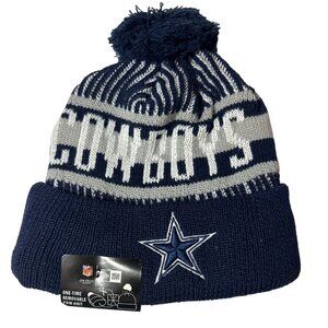 NFL Dallas Cowboys Winter Knit New Era Cap New With Tag Fleece Lined NWT